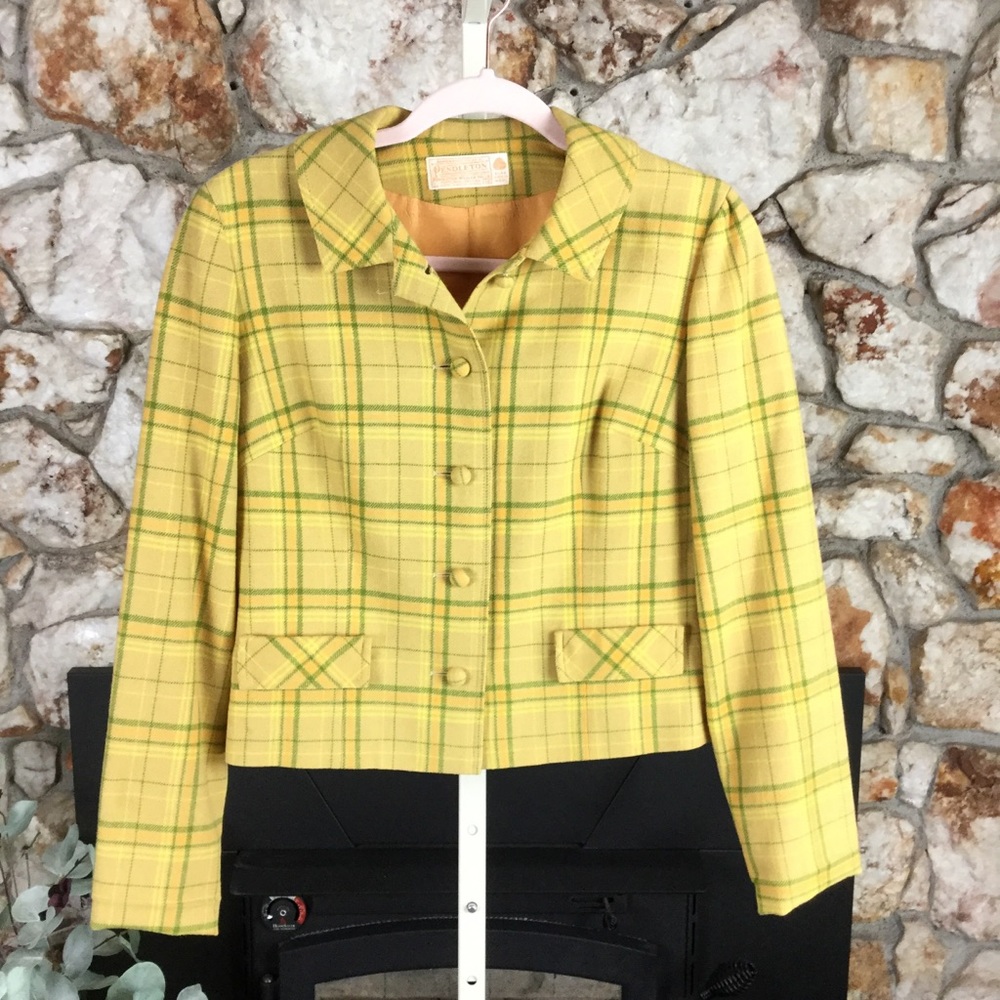 SOLD Vintage Pendleton Plaid Jacket